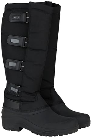 Botas Altas Térmicas para Mujer HorzePolar, Negro, 36