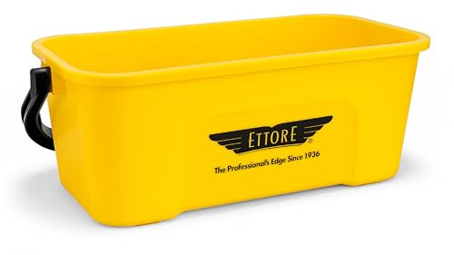 Ettore Window Cleaning Washing Yellow Compact Bucket (Without Lid)