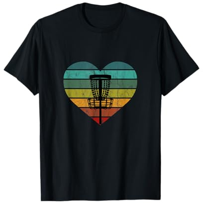 Disc Golf Frisbee Korb Zielkorb Fangkorb Ich liebe Discgolf T-Shirt