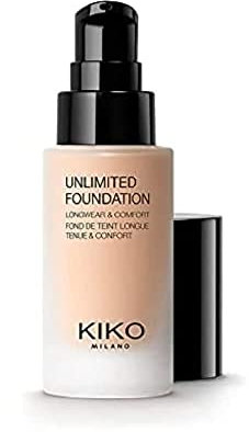 KIKO Milano Unlimited Foundation 2R | Base De Maquillaje Fluida De Larga Duración