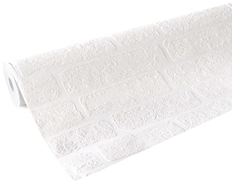Superfresco Easy vliestapete Weiss 10mx1,04m | Tapeten Wohnzimmer, Wandverkleidung 1000 x 104