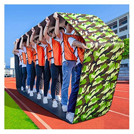 Erwachsene Kinder Teamwork Spiel Laufmatte, Outdoor Rasen Spiel Geburtstag Party Rolling Run Matte mit Organizer (Größe: Erwachsene - 20 m)
