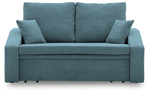 Sofa Dorma mit schlaffunktion, einfacher Aufbau, modernes Design, polstermöbel. Schlafcouch zum Wohnzimmer. Widerstandsfähiges, Minimalistisches Design (POSO 026)