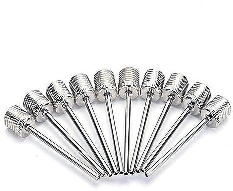 5 stücke Sport Ball Inflating Pumpe Nadel für Fußball Basketball Fußball Aufblasbare Adapter Pumpe Edelstahl Pin Kits Stahl