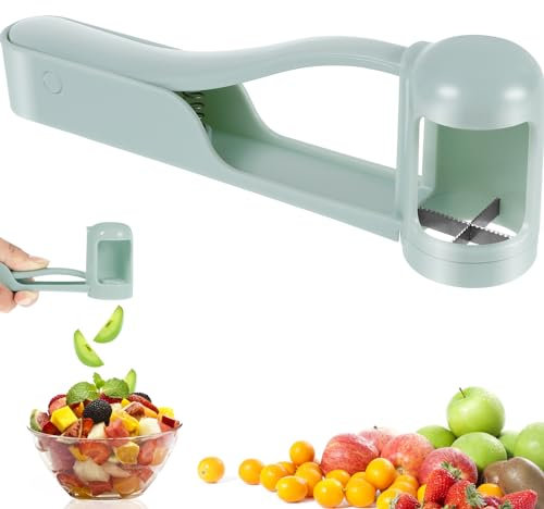 Grape Cutter for Toddlers, Food Grade Grape Slicer Tool, Fast Cutting Quarter Fruit Cutter, Portable Grape Cherry Cutter Reusable Strawberry Cutter for Toddlers Baby Fruit Salad