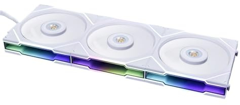 Lian Li Uni Fan TL Series Reverse Blade Lüfter, 3er-Pack inkl. Controller - 120mm, weiß