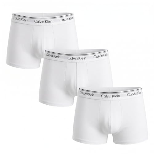 Calvin Klein Boxers Caleçons Lot de 3 Homme avec Ceinture Emblématique