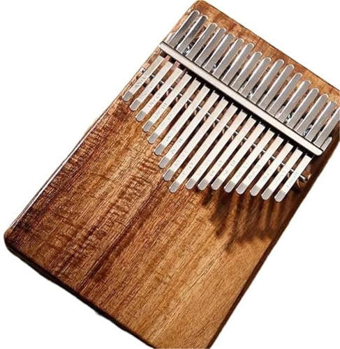 Kalimba Instrument Kalimba 17 Schlüssel Mit Loch Voll Massivholz Daumen Klavier 21 Schlüssel Kalimba Musikinstrument Professionelle Für Anfänger(Acacia 17)