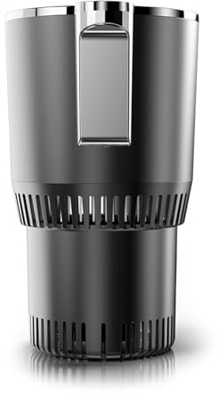 Innovativo dispositivo di raffreddamento per bicchieri per auto con display della temperatura di caffè e bevande, supporto per bevande auto da 2 pollici, tazza di riscaldamento rapido