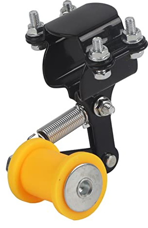 Tenditore a catena a regole a regolamento Munefe, strumento universale del tenditore a catena, Guida del tenditore a catena Adatto per parti modificate motociclistiche (REGOLATORE CATERE/NERO)