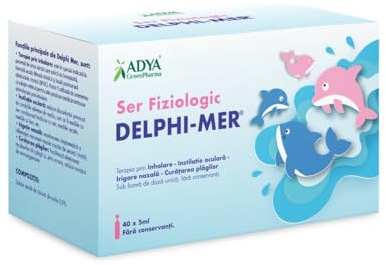 Physiologische Kochsalzlösung, steril, 40 x 5 ml Einzeldosen, Delphi-Mer