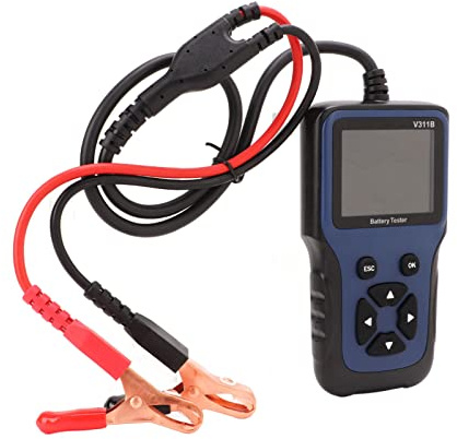 RASTKY Probador de Batería de Automóvil para Vehículos de 12 V, Probador de Carga V311B, Análisis de Circuito de Carga, Herramienta de Diagnóstico Automotriz para Automóviles, SUV y Barcos