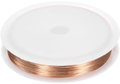 QUARKZMAN Alambre De 131 Pies De Longitud Calibre 30 De Cobre Resistente | Para Artesanías Y Joyería, Al Deslustre, Para Suministros De Fabricación De Joyería Y Manualidades