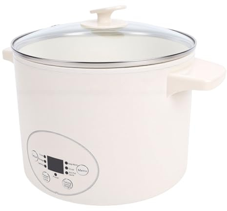 TOPINCN Cuiseur à Riz électrique Multi-cuiseur 2,5 L Mijoteuse avec Panier Vapeur en Acier Inoxydable Base Antiadhésive pour Petites Cuisines Dortoirs (Prise UE)