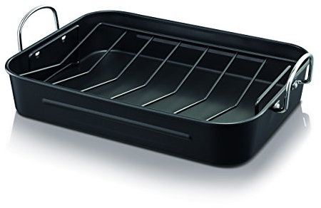 Beka Asador Acero Inoxidable Antiadherente con Rejilla 38 x 29 x 7 cm