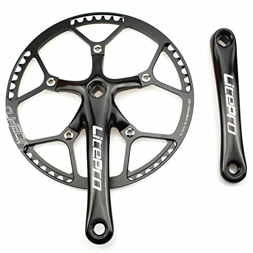 LOVIVER Fahrrad Kettenblatt Breite Single 3 45T 58T 130BCD Kettenblatt Ritzel, 47T
