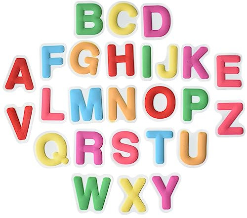 jojofuny 26stücke Magnetische Buchstaben Für Kühlschrank Englisches Alphabet Lernspielzeug Und Heimdekoration Kreative Magnetaufkleber Aus Hochwertigem Material