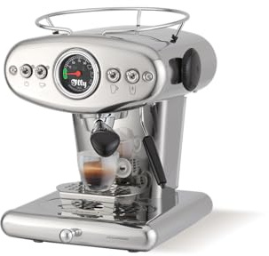 illy 60501 Kaffeemaschine X1 Anniversary Eco Mode mit Kapseln Iperespresso Farbe Edelstahl