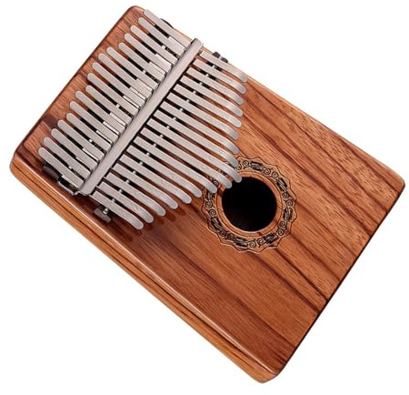 17 Tasten Kalimba Daumenklavier Aus Holz, Fingerklavier, Tasteninstrumente Mit Tonabnehmer-Stimmhammer-Set Tragbare Kalimba Instrument (Color : 02)