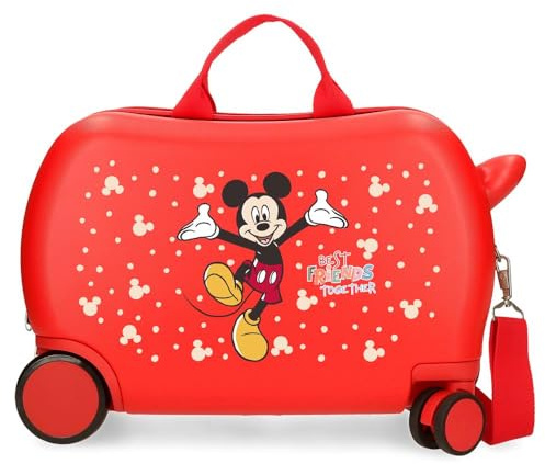 Joumma Bags, Disney Mickey Best Friends Together., rosso, Valise pour enfants, Valigia per bambini