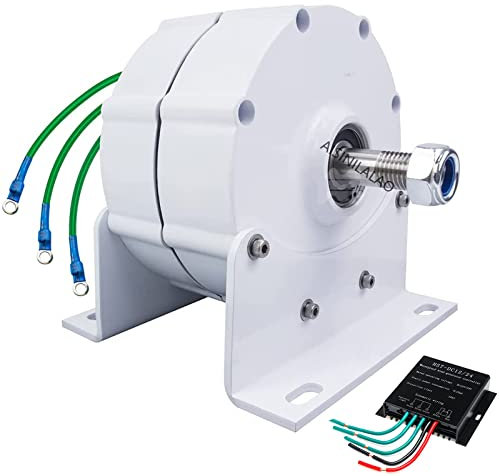 Turbina aerogeneradora de imán Permanente de 6000W y Baja RPM, generador de energía Libre de 110V y 220V, energía Alternativa
