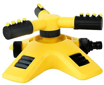 YARNOW Boquilla De Aspersión con Rotación De 360° De Riego para Jardines Céspedes Agrícolas Construcción Robusta