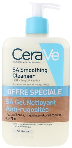 CeraVe SA Anti-Nagel-Reinigungsgel, 2 x 473 ml