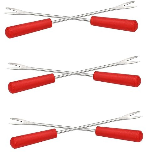 UTHCLO 6piezas Herramientas Mojar Tenedores Barbacoa Reutilizables Brochetas Maíz Parrilla