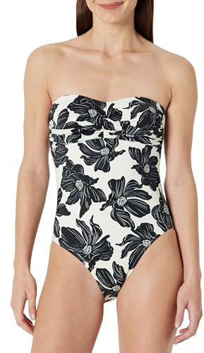 Amazon Essentials Maillot de Bain Une Pièce Style Bandeau Femme