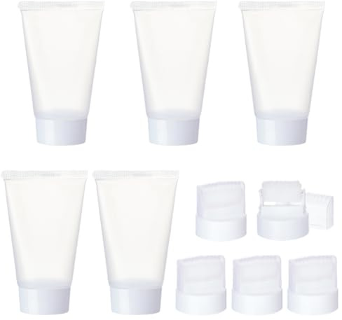 PH PandaHall 5 st beröringsfärgborstar, påfyllningsbara målarrullborstar vit väggreparationsverktygssats för väggmöbler dörrreparation, 100 ml