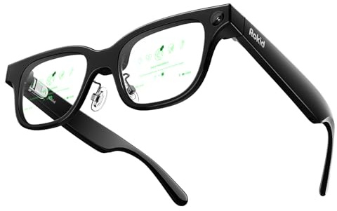 Rokid Glasses mit Display, ChatGPT KI-Assistent & Echtzeit-Übersetzung, 49g | Gemini KI-Support, Navigation, Meeting-Notizen und ultraleichtes 49-g-Design für Reisen, Arbeit und Alltag
