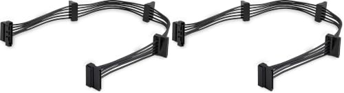StarTech.com Câble répartiteur d'alimentation SATA vers 4x SATA (PYO4SATA) Pour Ordinateur (Lot de 2)
