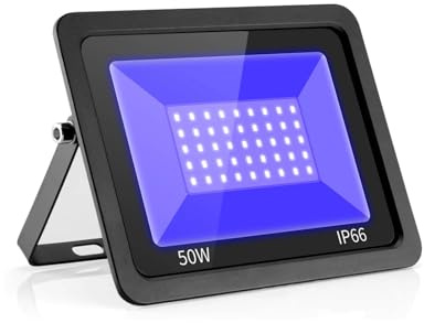 30W LED UV Spotlight 365 Nm Vattentät IP66 strålkastareffekt med på/av-brytare for fest, DJ Flera användningsområden(30W)