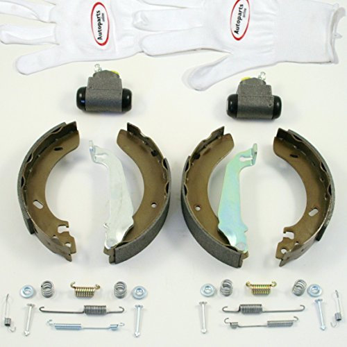 Autoparts-Online Set 60005269 Bremsbacken/Bremsen Set + 2 x Radbremszylinder + Zubehör für hinten/für die Hinterachse