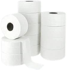 DSTOCK60 -48 Toilettenpapier MINI JUMBO 2-lagig 200 Meter - 100% reine weiße Watte Toilettenpapier