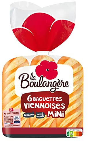 LA BOULANGERE - La Boulangère 6 Mini Baguettes Viennoises 330G - Lot De 4 - Vendu Par Lot