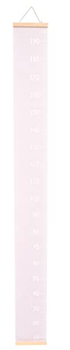 TOYANDONA Messlatte Kinder Größenmesser Höhenmesser Wachstumsmesser Messleiste Aufrollbar Kinder Baby Holz Kinderzimmer Dekoration für Kinder Kindergarten Schlafzimmer Deko Rosa