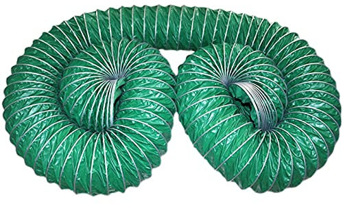 Abluftschlauch Drei-Proof-Tuch-Belüftungsrohr, flammhemmend, hochtemperaturbeständig, Dunstabzugshaube, Auspuffrohr, Staubentfernung, Teleskop-Drahtschlauch Lüftungsschlauch ( Color : 8M/315inchs , Si