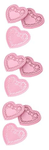 750 Stück 4 hochzeitstischdeko hochzeits tischdeko Papierdeckchen für Muffins Papierdeckchen für Fingerfood Papierdeckchen für Party Liebe Tablett Unteres Pad Tischset Tischdecke