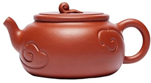 Tetera Marroqui Tetera De 230ML, Té O Nubes De Barro Rojo, Tetera De Mano Artesanal Wishful Pot Tetera Turca