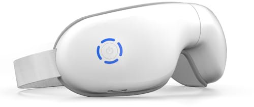 LAOBEN Eye Massager with Heat, Heated Eye Mask with Massages Muscles, Birthday Gift with 5 Massage Modes (Quickly Press the On/Off Button), Gifts for Friend, Mom and Dad