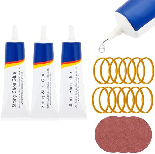60ml Sekundenkleber Extra Stark,Schuhkleber Extra Stark Wasserfest,Transparent Kleber Für Schuhsohlen,Schuhsohlenkleber,Textilkleber,Lederkleber,Shoe Glue Reparieren Sportschuhe,Stiefeln,Leder (180ml)