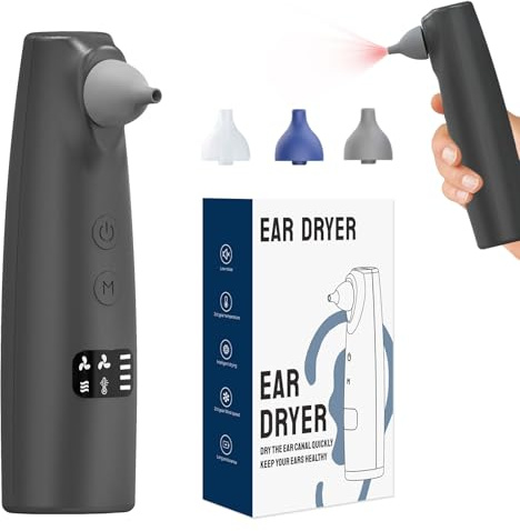 for Swimming Ear Moisture Drier Swim Ear Blower Electronic Ear Water Remover Rechargeable Battery Operated Ear Fluid Remover