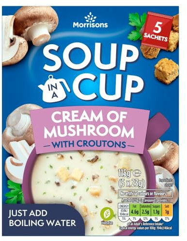 Morrisons Mushroom Cup Soup, 115g