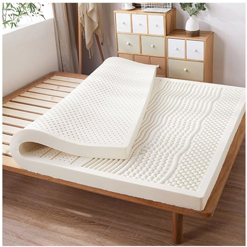 Orga3-Inch Natural Latex Mattress, Medium Soft Foldable Floor Bed, 140x200cm (55x79in), Eco-Friendly Sleep Solution for Ultimate Comfort