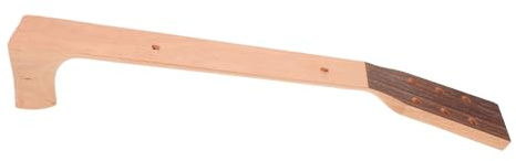 minkissy Akustikgitarren Holzhals 41 Zoll aus Robustem Holz Verzugsfrei Ersatzhals für Klassische Folk Gitarre Präzise Bundierung Einfache Montage für Musiker