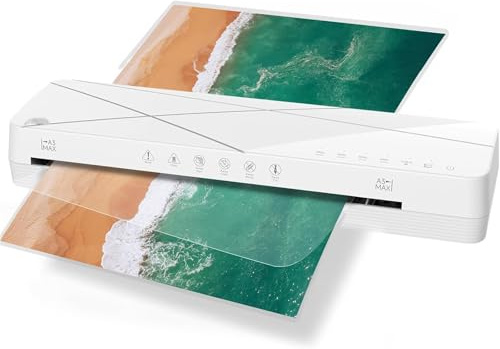 Máquina Laminadora A3, Laminación En Frío Y Caliente Con Control Táctil, Liberación De Abs, 320–355 Mm/min Para Fotos, Documentos Y Pósteres