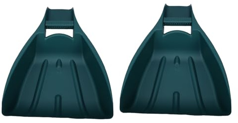 Asixxsix Râteau à Feuilles, Râteau à Main Ergonomique en Matériau PP Robuste, Attrape-Feuilles avec Support de Poignet pour Ramasser Les d'herbe Coupée, Les Débris de Pelouse, Toutes Les Saisons,