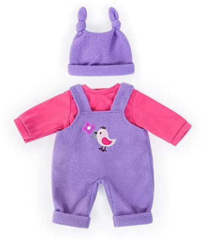 Bayer Design 83856AA Puppenkleidung, Puppenoutfit 33-38 cm, mehrteilige Puppenanziehsachen, Puppenzubehör