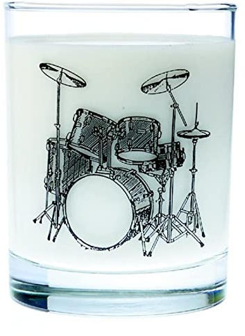 Glass Tumbler - Drums